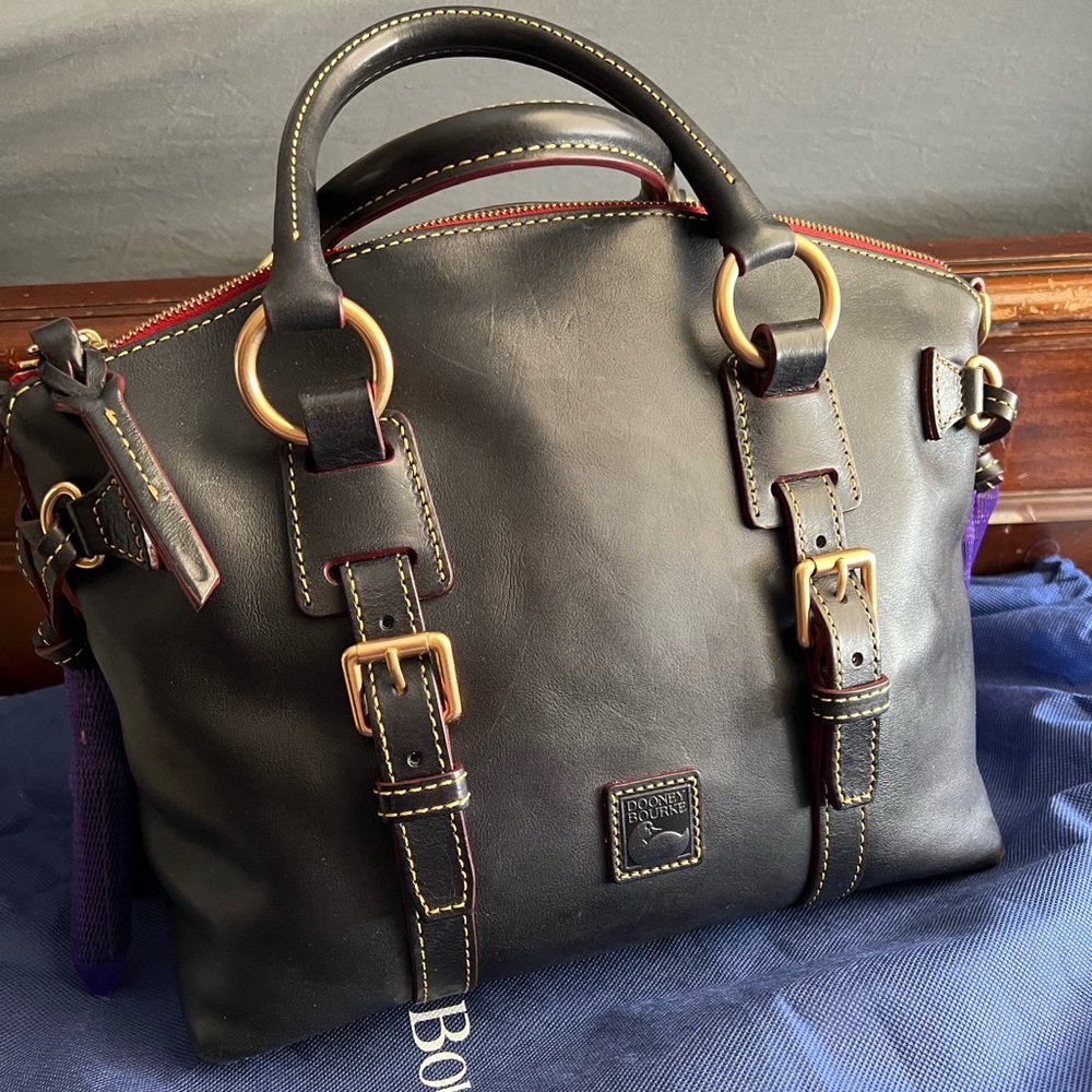 Dooney&Bourke Florentine leather bristol satchel